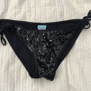 Freestyle Revolution Size XL Black Sequin Bikini Bottom